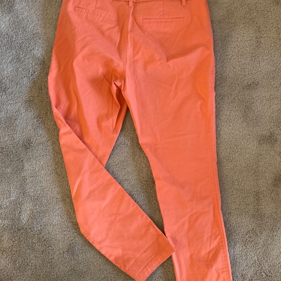 Banana Republic Ryan Fit Coupe Pants in Coral Salmon Size 6 - Picture 2 of 7